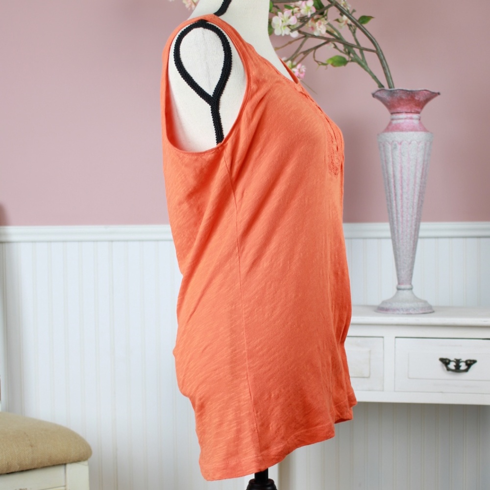 Eddie Bauer Orange Tank Top Size M - Picture 3 of 4